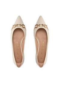 Stuart Weitzman Baleriny Emilia Sw Signtre Fl SG883 Écru. Materiał: skóra #3