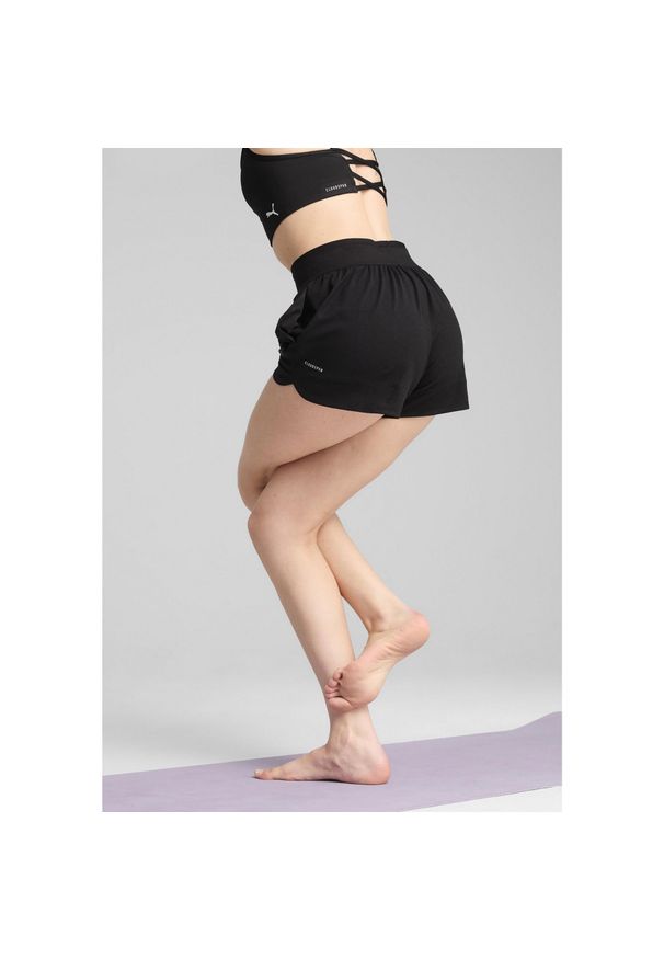 Puma - Damskie szorty MOVE CLOUDSPUN PUMA Black. Kolor: czarny