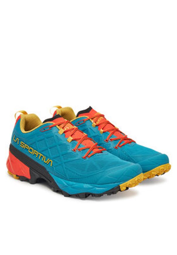 LA SPORTIVA - La Sportiva Buty do biegania Akyra II 44F614735 Niebieski. Kolor: niebieski. Materiał: materiał