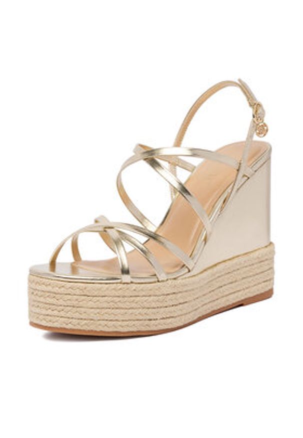 Nine West Sandały CEO-SW25-3 04 Złoty. Kolor: złoty. Materiał: materiał