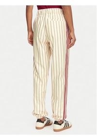 Adidas - adidas Spodnie dresowe Pinstripe Firebird Track Ptan KT1851 Kremowy Regular Fit. Kolor: kremowy. Materiał: syntetyk #5