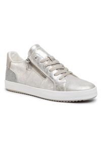 Sneakersy Geox D Blomiee A D026HA 0PVEW C1007 Silver. Kolor: srebrny. Materiał: skóra