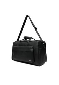 TOMMY HILFIGER - Tommy Hilfiger Torba Th Flag Duffle AM0AM14007 Czarny. Kolor: czarny. Materiał: skóra #4