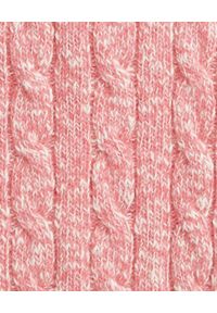 Ralph Lauren - RALPH LAUREN - Różowy sweter z domieszką wełny. Typ kołnierza: polo. Kolor: różowy, wielokolorowy, fioletowy. Materiał: wełna. Długość: długie. Wzór: haft. Styl: elegancki #2