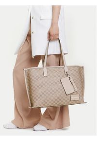 Karl Lagerfeld - KARL LAGERFELD Torebka A1W30183 Beżowy. Kolor: beżowy. Materiał: skórzane #3
