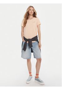Roxy T-Shirt ERJZT05731-MEF0 Pomarańczowy Regular Fit. Kolor: pomarańczowy. Materiał: bawełna