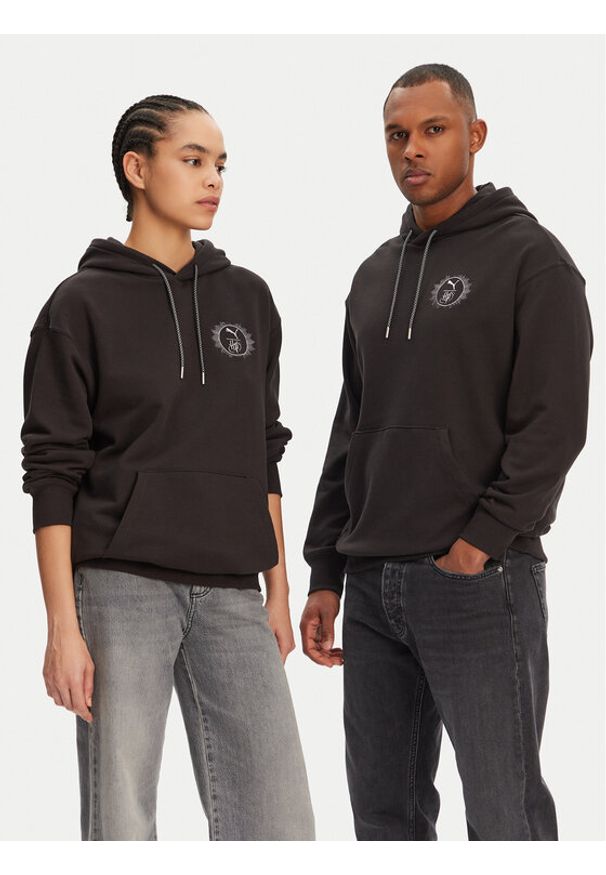 Puma Bluza Unisex Harry Potter 630093 Czarny Relaxed Fit. Kolor: czarny. Materiał: bawełna
