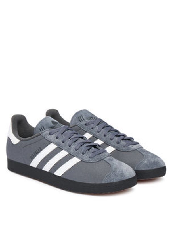 Adidas - adidas Sneakersy Gazelle JR6294 Szary. Kolor: szary. Materiał: zamsz, skóra. Model: Adidas Gazelle