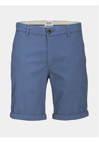 Jack & Jones - Jack&Jones Szorty materiałowe Fury 12206889 Niebieski Regular Fit. Kolor: niebieski. Materiał: bawełna #3