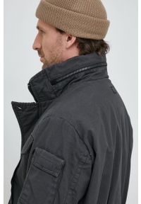 G-Star RAW - G-Star Raw kurtka męska kolor czarny przejściowa. Okazja: na co dzień. Typ kołnierza: kaptur. Kolor: czarny. Materiał: poliester. Styl: casual #6