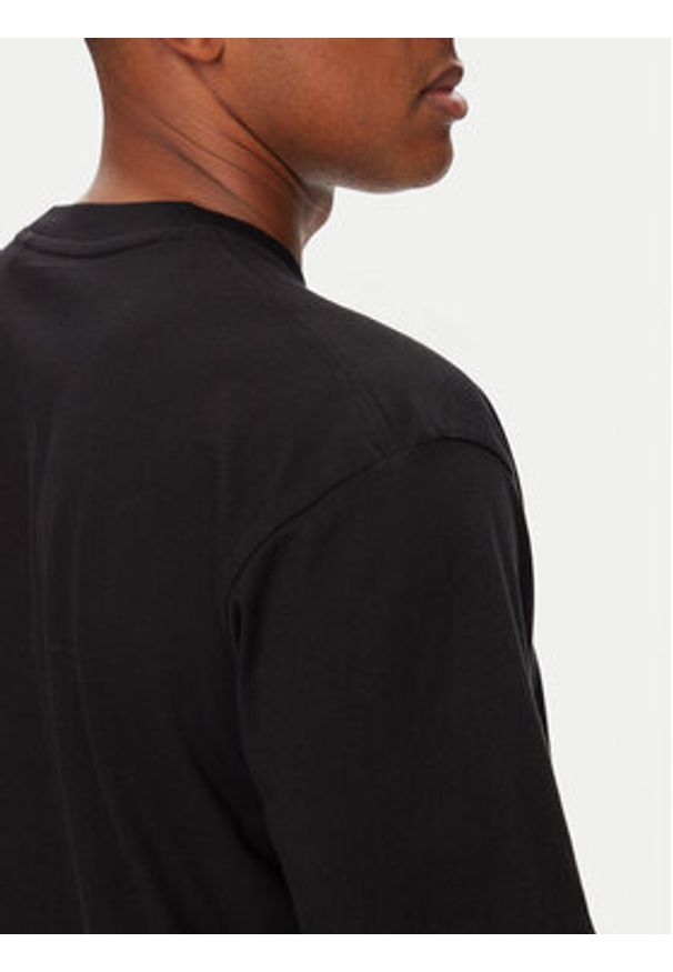 Guess Jeans T-Shirt M4YI45 K8FQ4 Czarny Oversize. Kolor: czarny. Materiał: bawełna