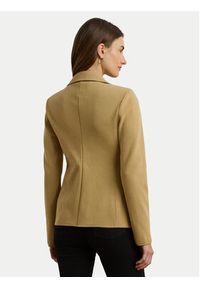Lauren Ralph Lauren - LAUREN RALPH LAUREN Marynarka 200971364002 Beżowy Straight Fit. Kolor: beżowy. Materiał: bawełna #4