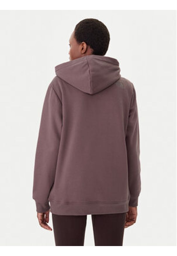 The North Face Bluza Drew Peak NF0A89EH Bordowy Regular Fit. Kolor: czerwony. Materiał: bawełna