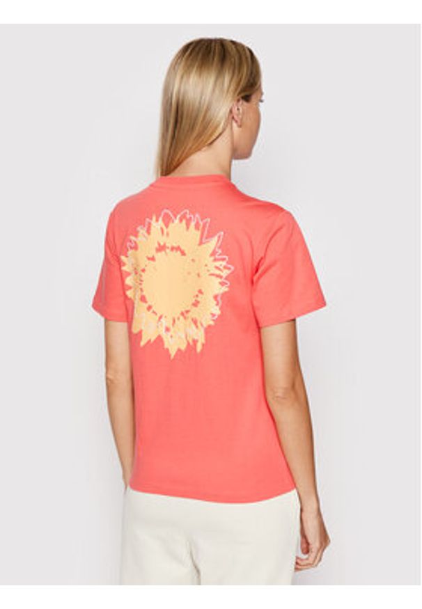 Adidas - adidas T-Shirt Sunflower Graphic HC4596 Pomarańczowy Regular Fit. Kolor: pomarańczowy. Materiał: bawełna