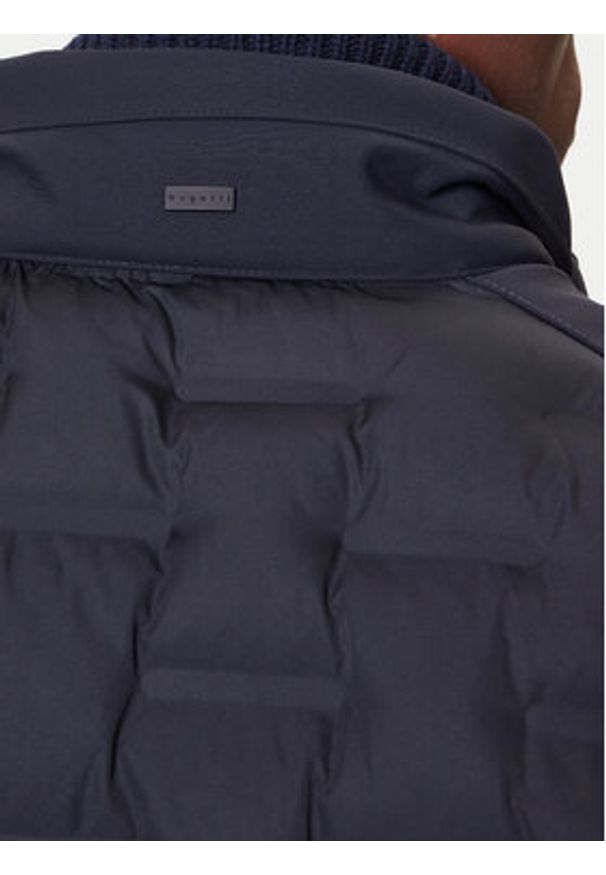 Bugatti Bezrękawnik 875100 81052 M Granatowy Regular Fit. Kolor: niebieski. Materiał: syntetyk. Długość rękawa: bez rękawów