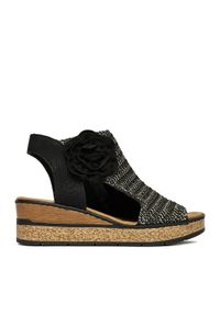 Rieker Sandały CEO-63791-01 Czarny. Kolor: czarny. Materiał: materiał #1