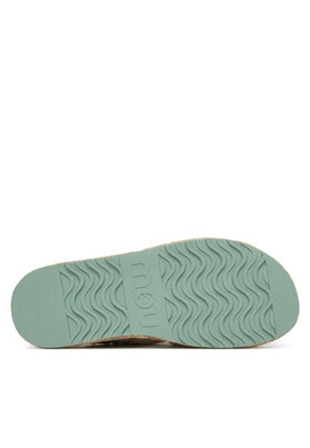 Mou Espadryle MU.SW641003A Brązowy. Kolor: brązowy. Materiał: skóra, zamsz