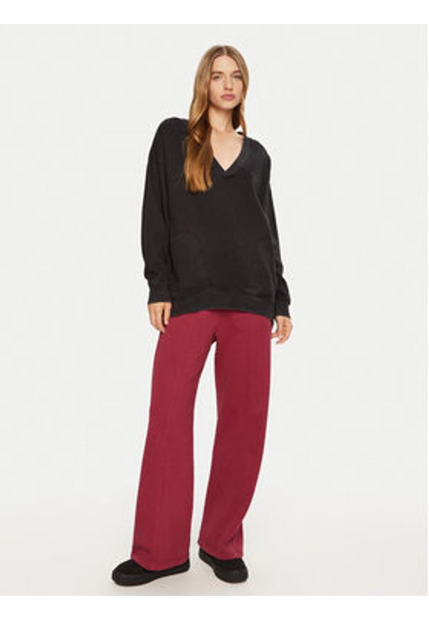 Champion Bluza 117636 Czarny Oversize. Kolor: czarny. Materiał: bawełna