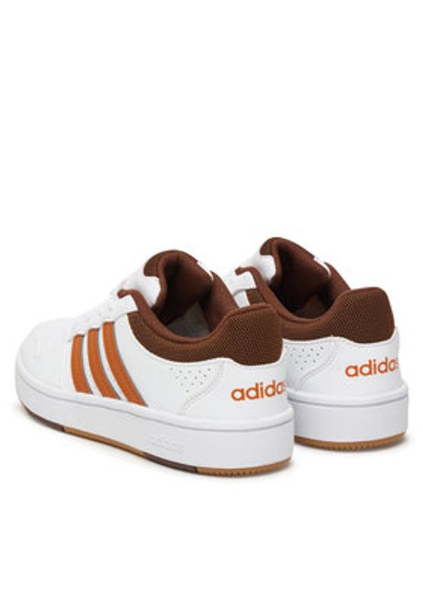 Adidas - adidas Sneakersy Hoops Classic J KI1071 Biały. Kolor: biały. Materiał: skóra