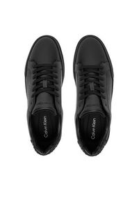 Calvin Klein Sneakersy Chunky Cupsole Laceup Lth Bt Aop HM0HM02070 Czarny. Kolor: czarny. Materiał: skóra #6