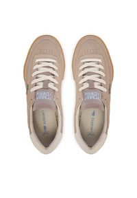 Lacoste Sneakersy Aura 51SFA0073 Beżowy. Kolor: beżowy. Materiał: zamsz, skóra #4