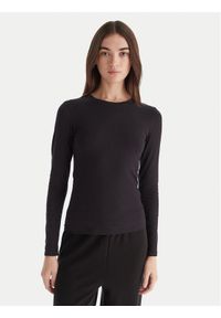 Hunkemöller Bluzka Soft 302729 Czarny Slim Fit. Kolor: czarny. Materiał: bawełna #1