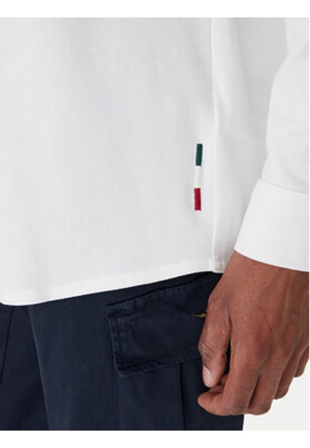 Aeronautica Militare Koszula 261CA1313UP00408 Biały Regular Fit. Kolor: biały. Materiał: bawełna