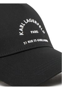 Karl Lagerfeld - KARL LAGERFELD Czapka z daszkiem A1W33201 Czarny. Kolor: czarny. Materiał: bawełna #3