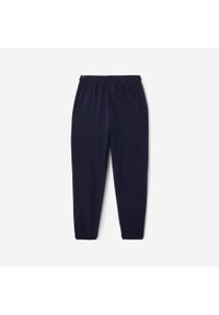 DOMYOS - Spodnie dresowe męskie Domyos Gym & Pilates. Kolor: niebieski. Materiał: poliester, bawełna, materiał. Wzór: ze splotem. Sezon: zima. Sport: joga i pilates #2