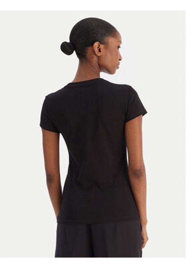 Armani Exchange T-Shirt XW002038 AF10356 UC001 Czarny Slim Fit. Kolor: czarny. Materiał: bawełna