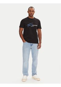 Tommy Jeans T-Shirt Signature Dna DM0DM20817 Czarny Regular Fit. Kolor: czarny. Materiał: bawełna #5