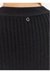 Guess Sweter Lucie W3BR29 Z2V42 Czarny Slim Fit. Kolor: czarny. Materiał: syntetyk