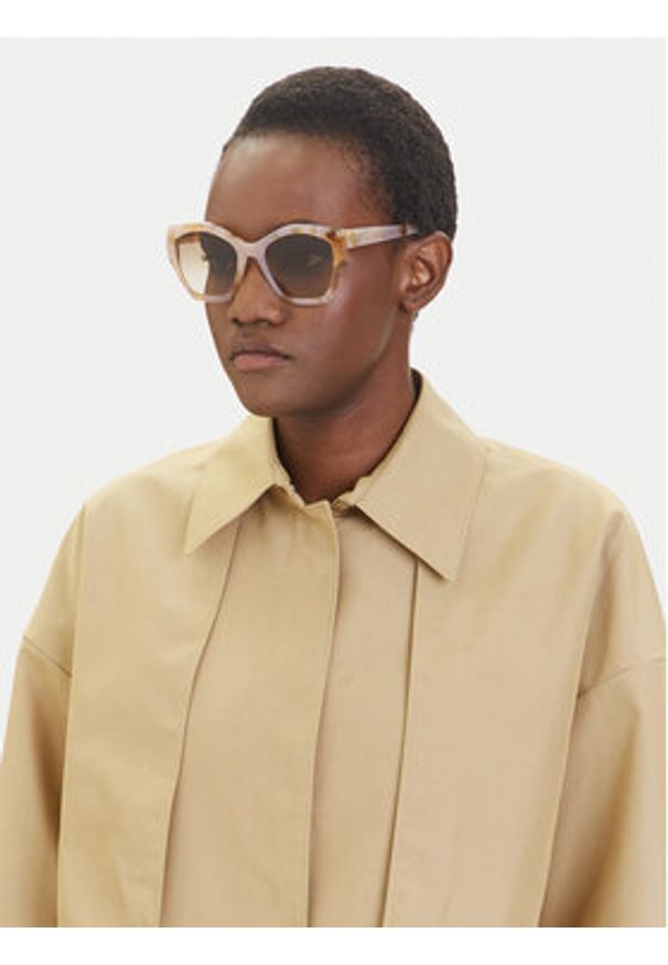 Furla Okulary przeciwsłoneczne Sunglasses WD00130 BX3773 O9100 Beżowy. Kolor: beżowy