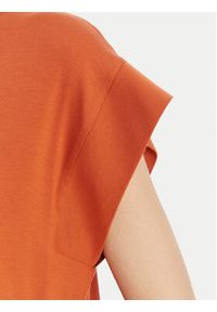 Emporio Armani T-Shirt EW003407 AF20240 U4098 Czerwony Regular Fit. Kolor: czerwony. Materiał: wiskoza #3