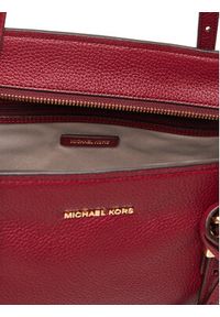 MICHAEL Michael Kors Torebka Quinn 30T5GQNT9L Bordowy. Kolor: czerwony. Materiał: skórzane