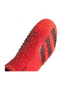 Adidas - Buty piłkarskie adidas Predator Freak+ Fg M FY6238 pomarańcze i czerwienie. Kolor: czerwony. Materiał: guma. Szerokość cholewki: normalna. Sezon: jesień. Sport: piłka nożna #5