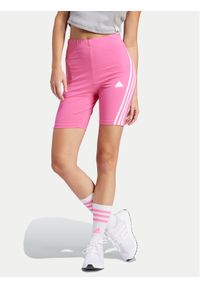 Adidas - adidas Szorty sportowe Future Icons 3-Stripes IS3630 Różowy Slim Fit. Kolor: różowy. Materiał: bawełna #1