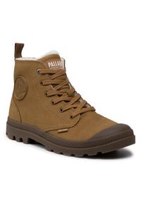 Palladium Trapery Pampa Hi Z Wl M 05982-257-M Brązowy. Kolor: brązowy. Materiał: nubuk, skóra