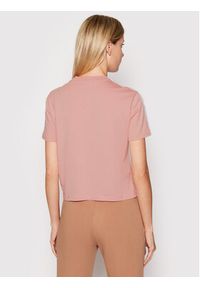 Adidas - adidas T-Shirt Essentials Loose 3-Stripes HF7245 Różowy Relaxed Fit. Kolor: różowy. Materiał: bawełna