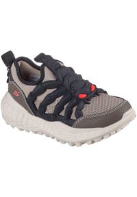 skechers - Adidasy Skechers Monster-cre, Dzieci. Kolor: brązowy. Materiał: materiał
