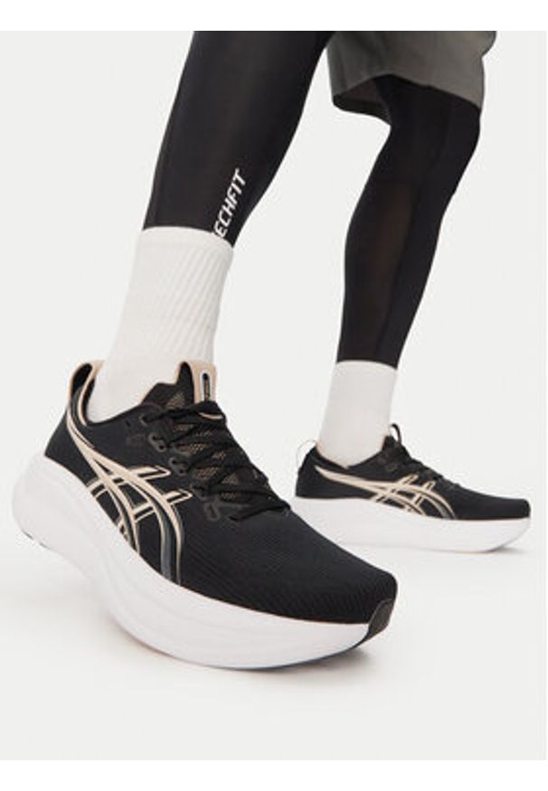 Asics Buty do biegania Gel-Nimbus 28 1011C127 Czarny. Kolor: czarny. Materiał: mesh