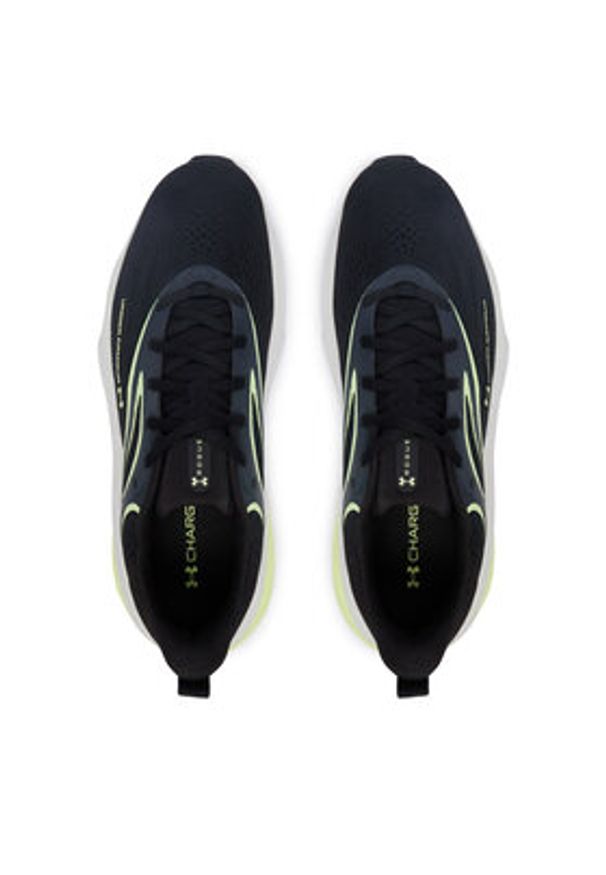Under Armour Buty do biegania UA Charged+ Rogue 6 6006719 Czarny. Kolor: czarny. Materiał: materiał