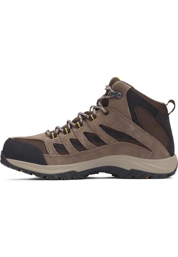 columbia - Buty Trekkingowe Męskie Columbia Crestwood Mid Waterproof. Kolor: brązowy, wielokolorowy. Sport: turystyka piesza