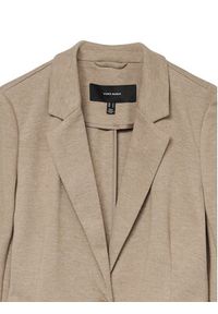 Vero Moda Marynarka Julia 10154123 Beżowy Regular Fit. Kolor: beżowy. Materiał: syntetyk #2