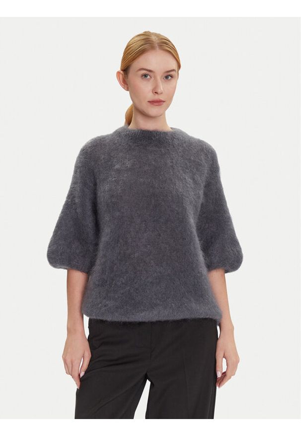 Dixie Sweter M277Y101A Szary Relaxed Fit. Kolor: szary. Materiał: syntetyk