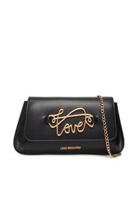 Love Moschino - LOVE MOSCHINO Torebka JC4266PP0MKG0000 Czarny. Kolor: czarny. Materiał: skórzane #4