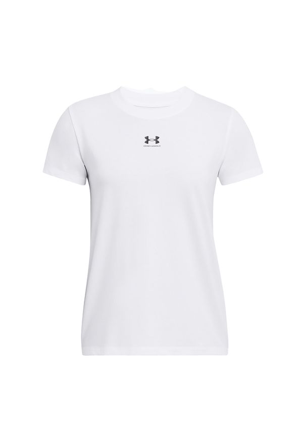 Koszulka damska Under Armour Rival Core. Kolor: biały. Sport: fitness