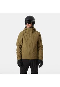 Kurtka narciarska Helly Hansen Alpha 4.0. Kolor: brązowy, beżowy, wielokolorowy. Sezon: zima. Sport: narciarstwo #1