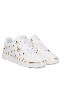 Guess Sneakersy FLPBON ELE12 Biały. Kolor: biały. Materiał: skóra #4
