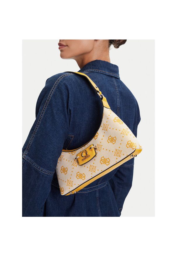 Torebka Guess. Kolor: beżowy